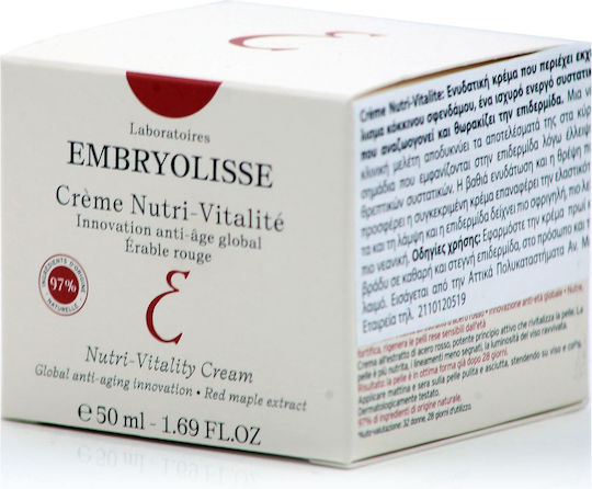 Embryolisse Nutri-Vitality Rich Cremă Anti-îmbătrânire Pentru Față 50ml