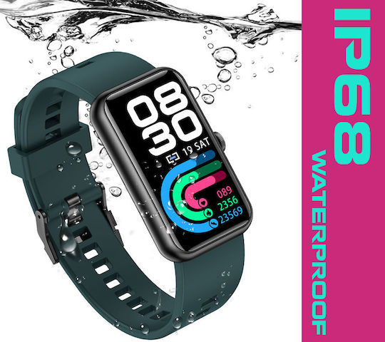 Rubicon SR032E Smartwatch με Παλμογράφο (Ροζ)