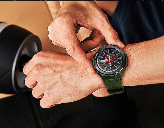 Gravity GT7 Smartwatch με Παλμογράφο (Μαύρο)