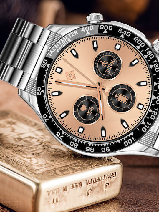 AGBarr Uhr Batterie mit Metallarmband