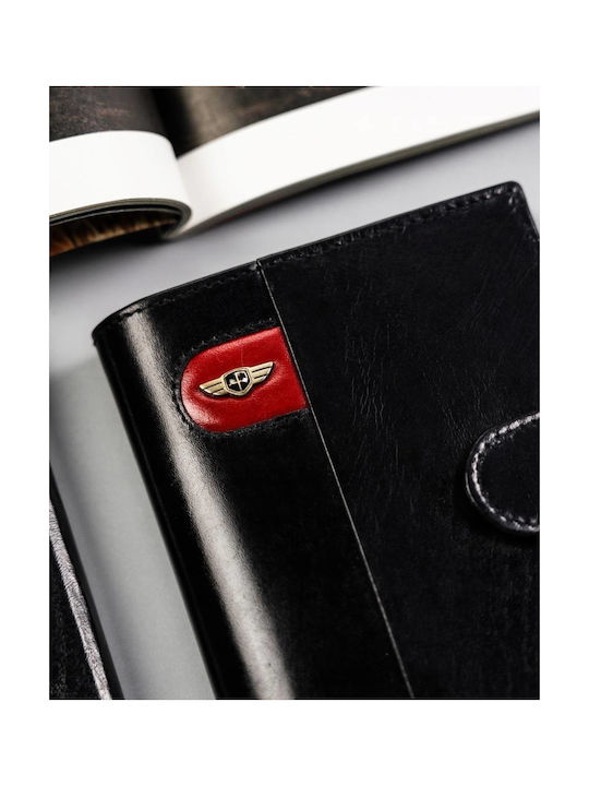 Leather Men's Wallet Cards with RFID