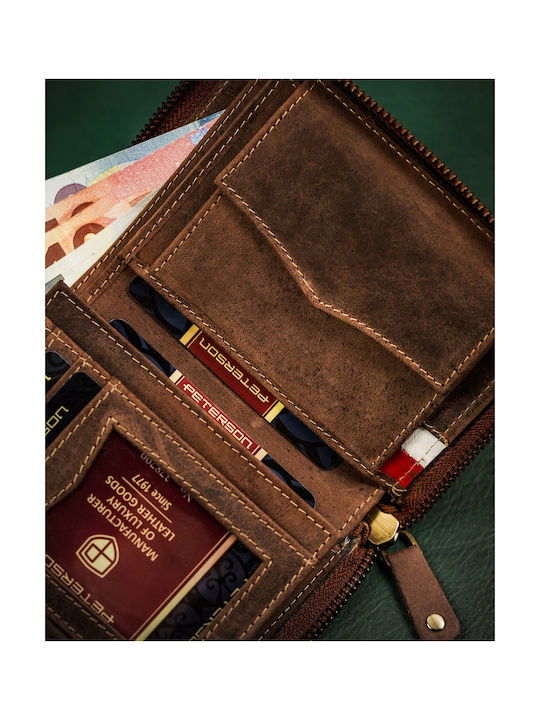 Leder Herren Geldbörse Karten mit RFID