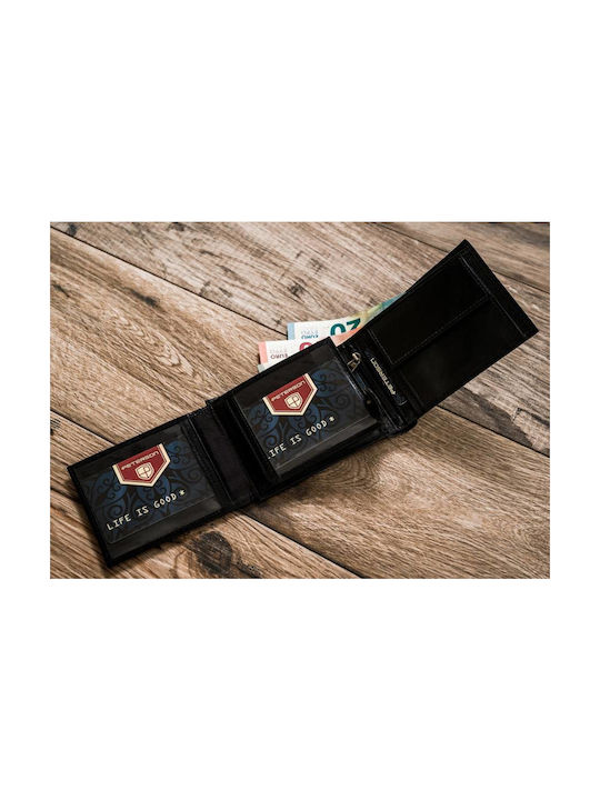 Leder Herren Geldbörse Karten mit RFID Beige