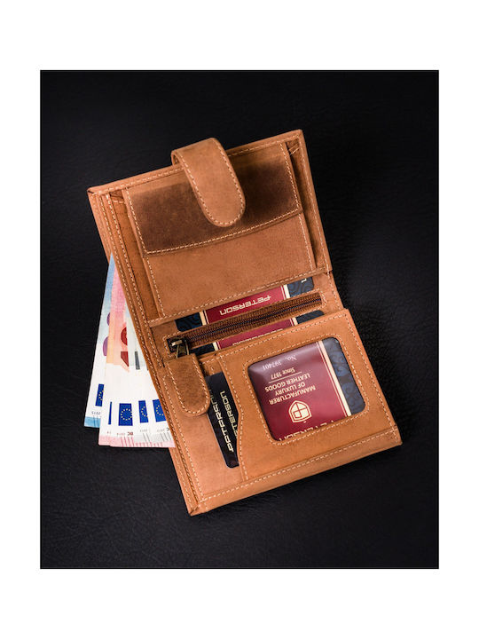 Leather Men's Wallet Cards with RFID