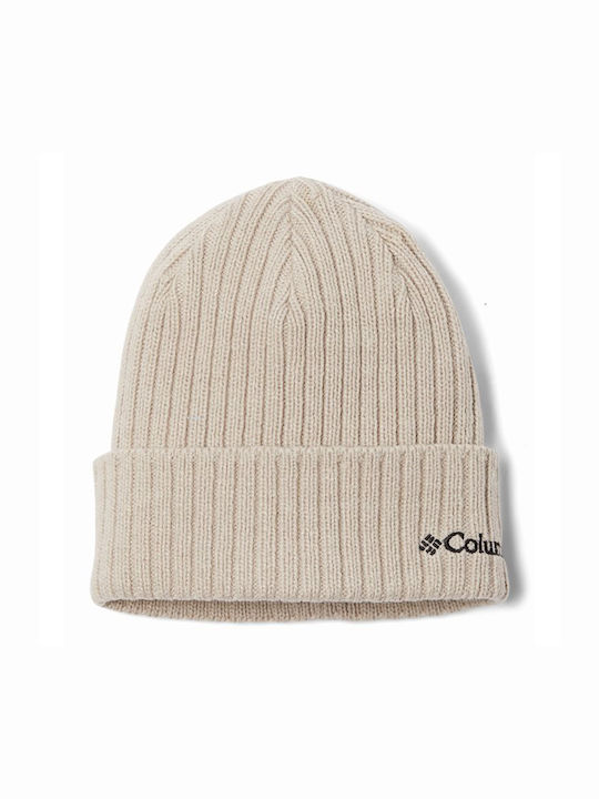 Watch Cap Knitted Beanie Cap Beige