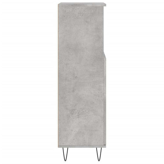 vidaXL Bathroom Cabinet L30xW30xH100cm Gray