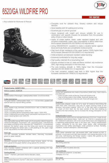 Jolly Joy Cizme Militare Impermeabile Cu Membrană Gore-Tex Negre