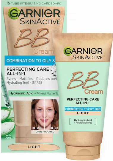 Garnier Oil-free Perfecting All-in-1 BB Ενυδατική Κρέμα Προσώπου Ημέρας με SPF25 κατά των Ατελειών με Βιταμίνη C 50ml
