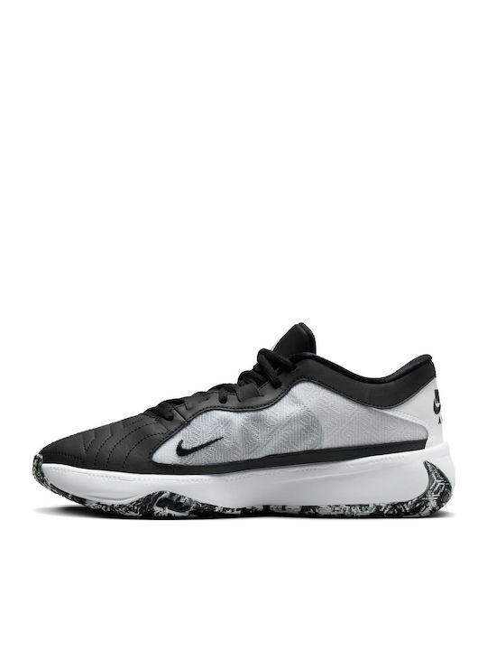 Giannis Freak 5 "Oreo" Χαμηλά Μπασκετικά Παπούτσια White / Black