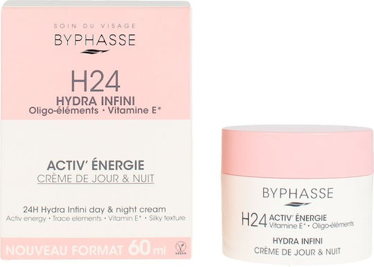 Byphasse H24 Hydra Inifini 24h Creme Gesicht Tag mit SPF10 60ml