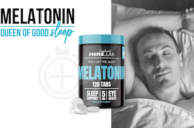 Hiro.Lab Melatonin 5mg Supplement for Sleep 120 tabs