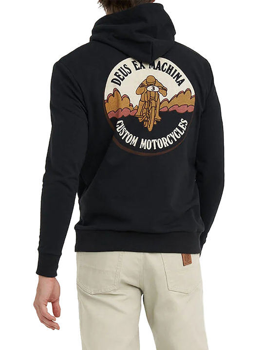 Deus Ex Machina Men's Sweatshirt with Hood Black