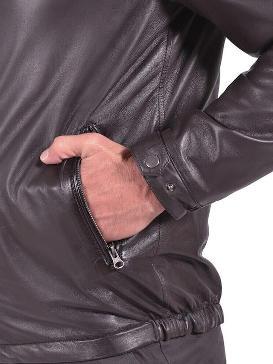 Leather Jacket Brown