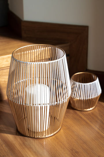 Due esse Lumânare Decorativă Albă 7.5x20cm