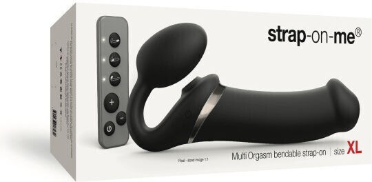 Strap On Me Trägerlos Strap On mit Dildo mit Vibration