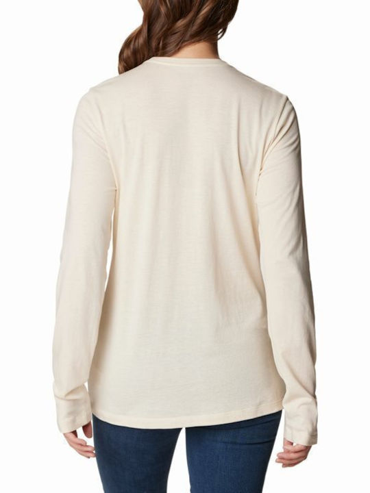 Columbia Women's Blouse Long Sleeve White