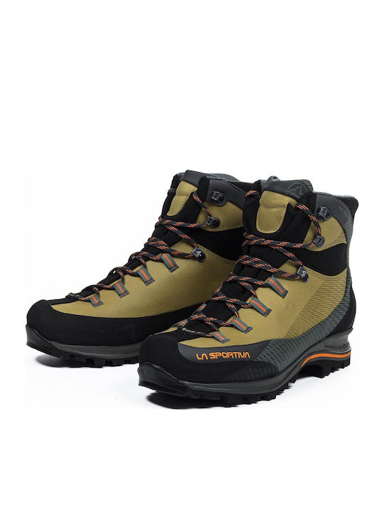 La Sportiva Trango Trek Leather Ανδρικά Ορειβατικά Μποτάκια Αδιάβροχα με Μεμβράνη Gore-Tex Κίτρινα
