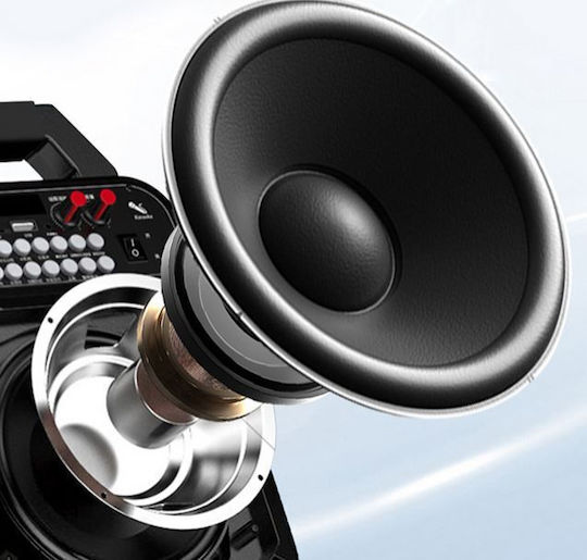 Hanrongda HRD-700 Портативен Радиоприемник Акумулаторен с Bluetooth Черен