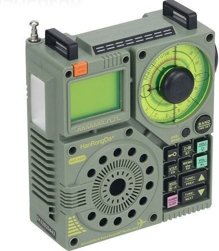 Hanrongda HRD-A320 Преносимо Радио Презареждащо се с Bluetooth Зелен
