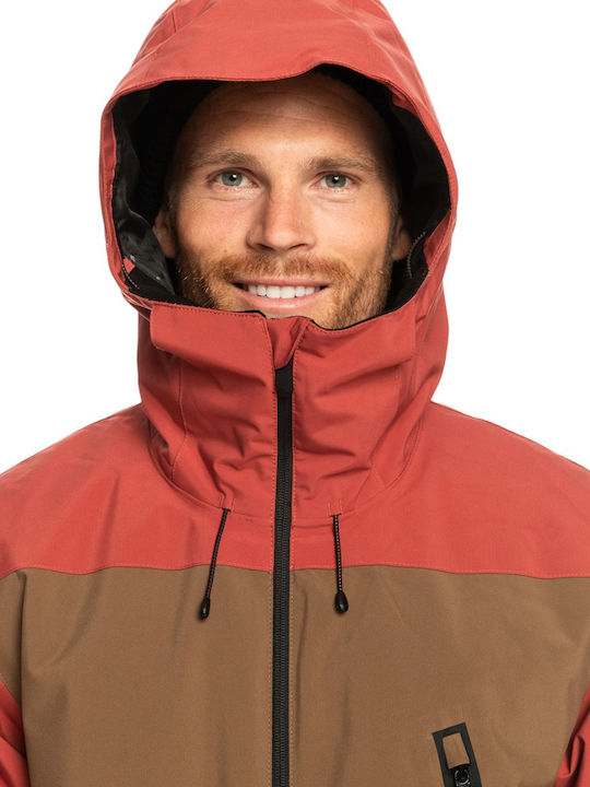 Quiksilver Sycamore EQYTJ03431-CPV0 Ανδρικό Μπουφάν για Σκι & Snowboard Πολύχρωμο