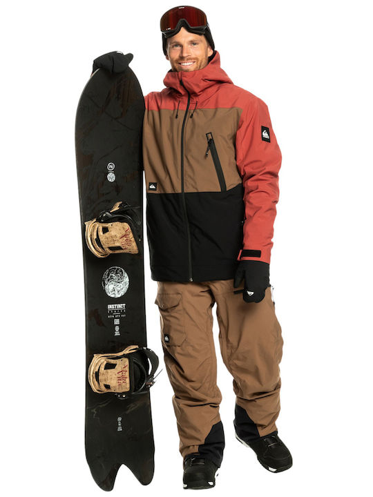 Quiksilver Sycamore EQYTJ03431-CPV0 Ανδρικό Μπουφάν για Σκι & Snowboard Πολύχρωμο