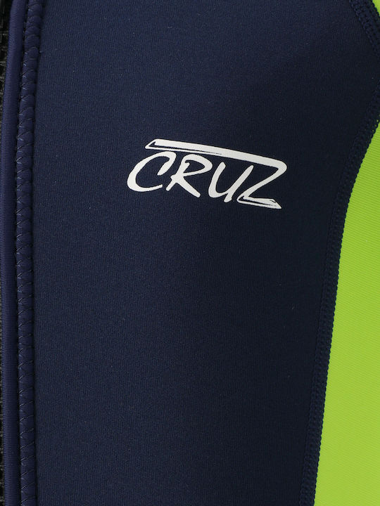 Cruz Costum De Neopren Copii Monoshort De Scufundare Cu Fermuar 3002 Gecko Verde
