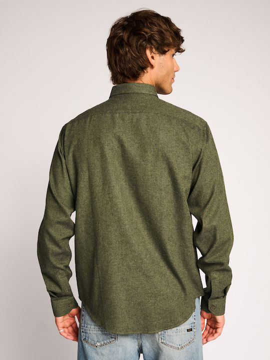 Staff Men's Shirt Long Sleeve Khaki