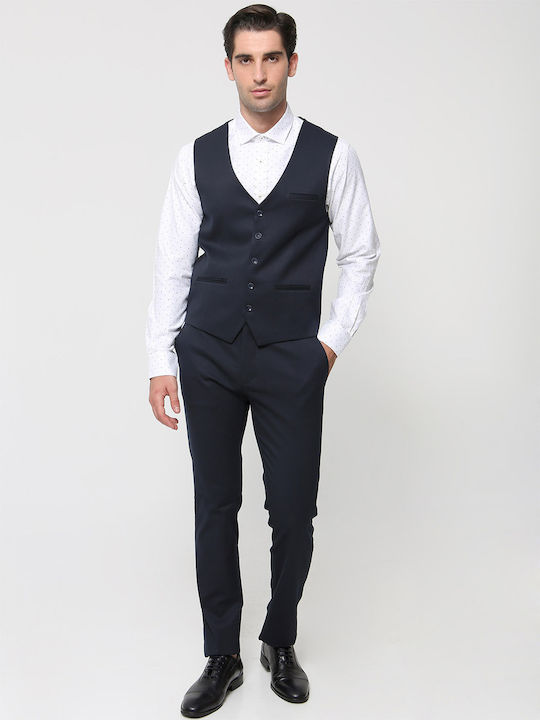 Men's Vest Regular Fit Blue