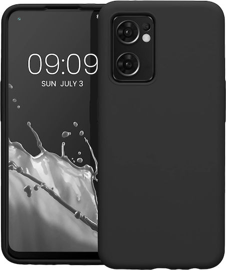 KWmobile Soft Flexible Rubber Cover Back Cover Σιλικόνης Μαύρο (Oppo Find X5 Lite)