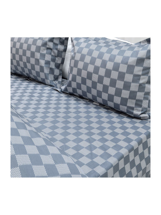 Lino Home Skak Σετ Σεντόνια Υπέρδιπλα 240x260εκ. Μπεζ (4τμχ)