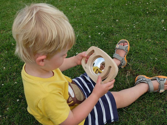TickiT Baby Aktivitätsspielzeug Spiegel aus Hölzern
