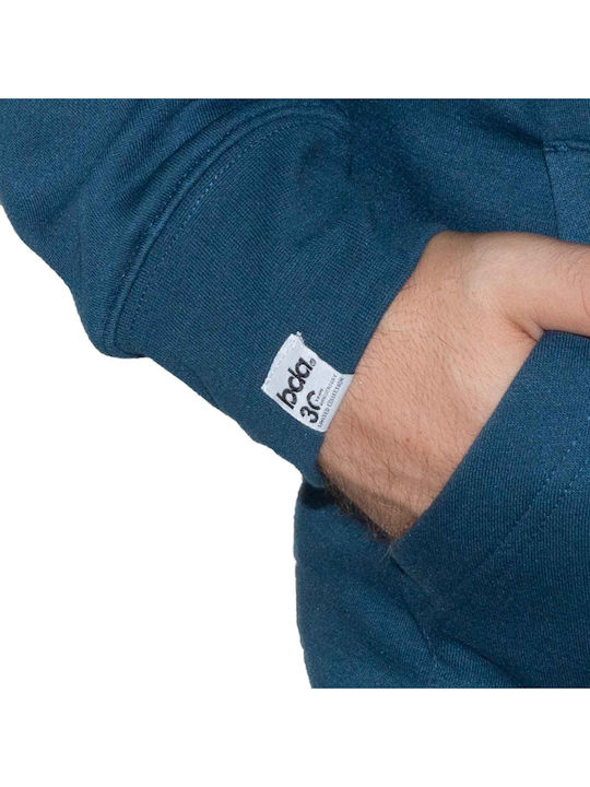 Sweatshirt Für Herren Mit Kapuze Blau