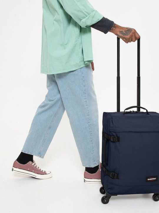 Eastpak Trans4 S Cabin Fabric Suitcase Ultra Marine With 4 Wheels Height 54cm
