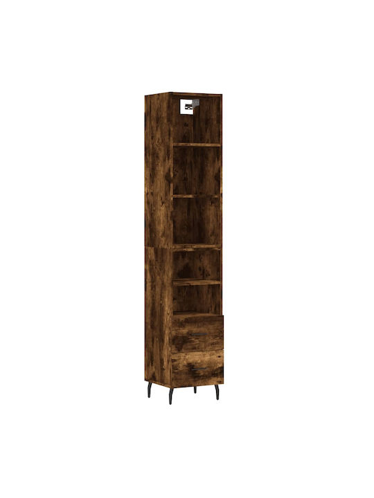 Cabinet pardoseală Stejar afumat 34.5x34x180cm