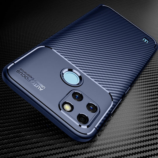 Realme Back Cover Silicon Albastru (Realme C21Y/C25Y)