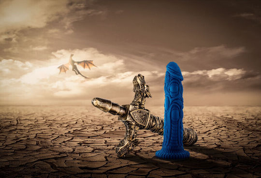 Dragon Ρεαλιστικό Dildo Μπλε