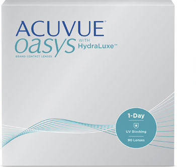 Johnson & Johnson 90 Daily Without Diopter Contact Lenses Silicone Hydrogel with UV Protection