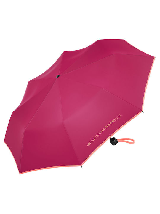 Benetton Regenschirm Kompakt Fuchsie