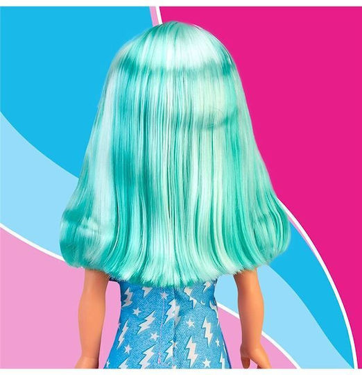 Giochi Preziosi Neon Look Blue Hair Κούκλα Neon Look Blue Hair για 3+ Ετών 43εκ.