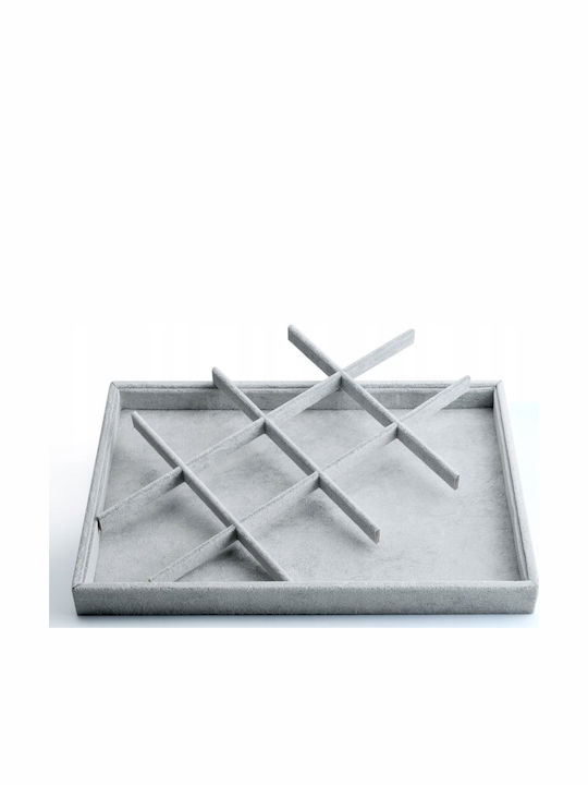 Korbi Schmuckkästchen Grau 8x7x8cm