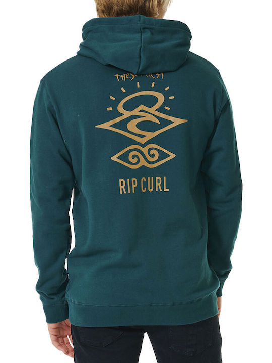 Rip Curl Men's Sweatshirt with Hood Blue