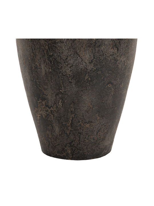 HomeMarkt Dekorative Vase Keramik Sparta Grau B25xH47cm