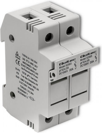 Qoltec Phase 2-Pole Power Relay 20A 1000V