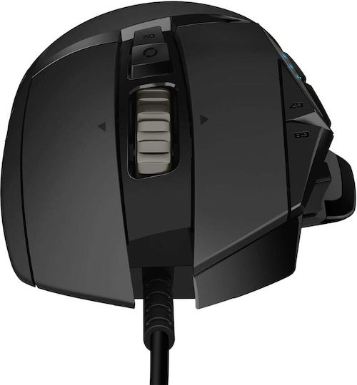 Logitech G502 Hero RGB Gaming Ποντίκι 16000 DPI Μαύρο