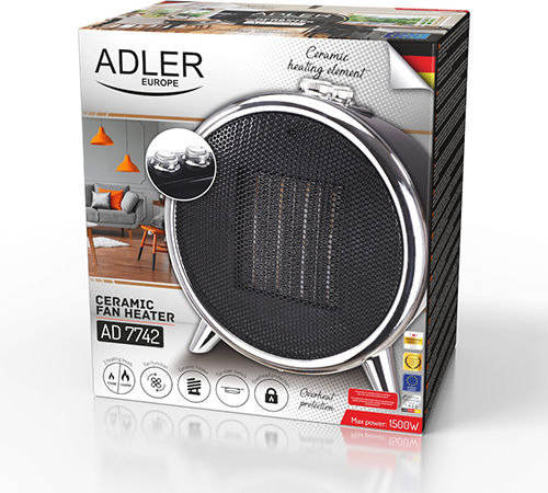 Adler Ceramic Fan Heater Room Floor