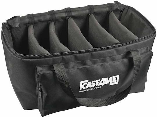 CASE4ME Cover For 6 Led Slim Flat Pars Effects - Soft Case - Soft Case For 6x Slim Led Par - Lighting Effects 71 X 24 X 24 Cm Case