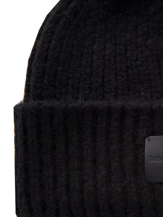 Beanie Γυναικείος Σκούφος Πλεκτός σε Μαύρο χρώμα