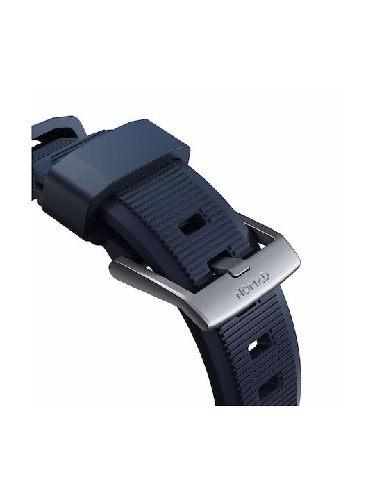 Nomad Rugged V2 Λουράκι Σιλικόνης Μπλε (Apple Watch 42/44/45mm/Ultra 49mm)