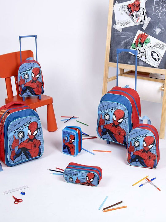 Spiderman Schulranzen Trolley Grundschule Rot