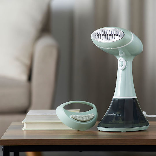 Russell Hobbs Steam Genie Essential Ατμοκαθαριστής Ρούχων Χειρός 1600W με Δοχείο 200ml Πράσινος